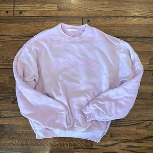 Madhappy lavender sweatshirt - OPTIMISM